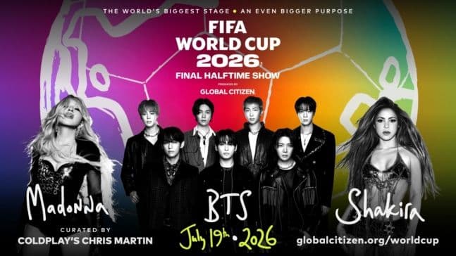 방탄소년단, 2026 월드컵 결승전 하프타임쇼 선다 “뜻깊은 영광”[공식]