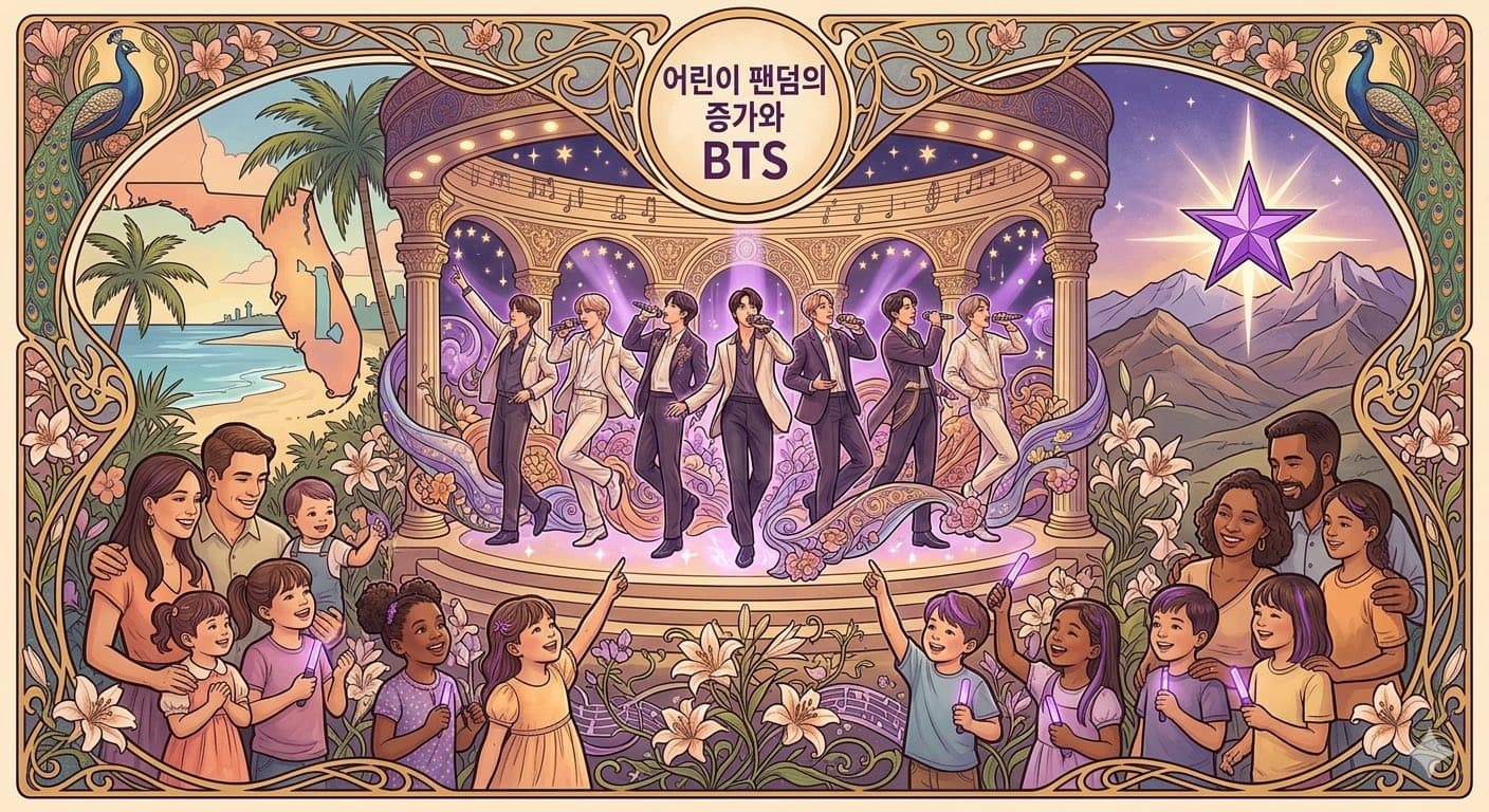 BTS의 플로리다 탬파와 텍사스 엘파소 공연에서 보인 특이한 현상: 왜 어린이 팬이 이렇게 많아졌나?