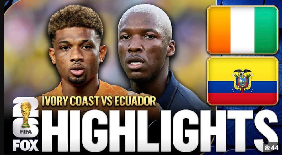 Ivory Coast vs Ecuador Highlights 🌎🏆 2026 FIFA World Cup™