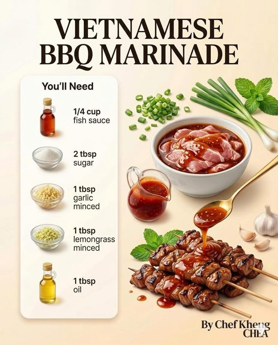 ๐ป๐ณ ๋ฒ ํธ๋จ์ BBQ ๋ง๋ฆฌ๋ค์ด๋ (Vietnamese BBQ Marinade)